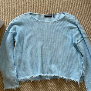 525 america light blue sweater